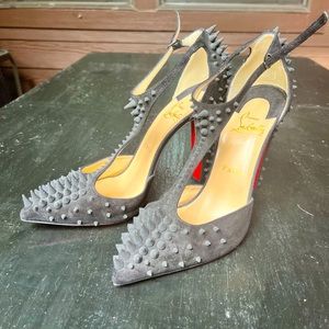 Christian Louboutin Goldostrap T-Strap Red Sole Pump